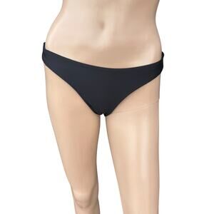 NWOT Classic Black Hipster Bikini Swim Bottom M